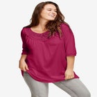 Crochet Trim Tunic image number null