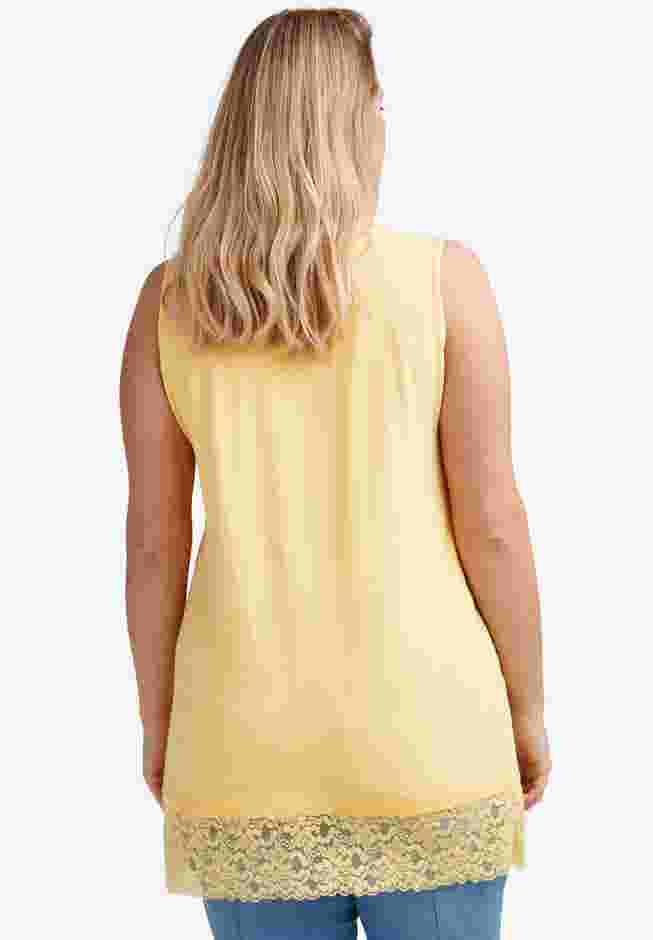 Lace Hem Tunic Tank image number 1