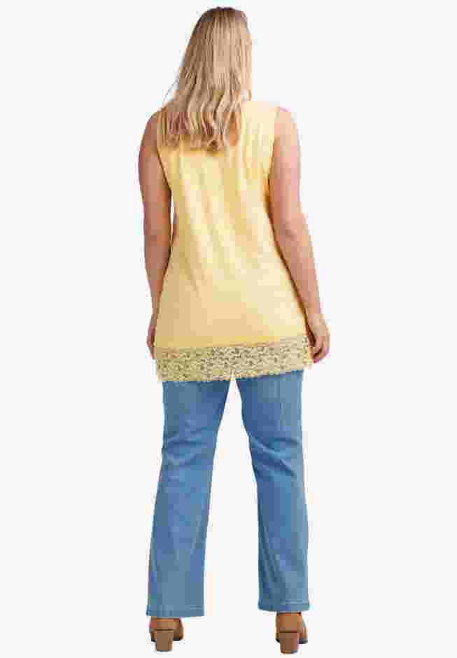 Lace Hem Tunic Tank image number 2