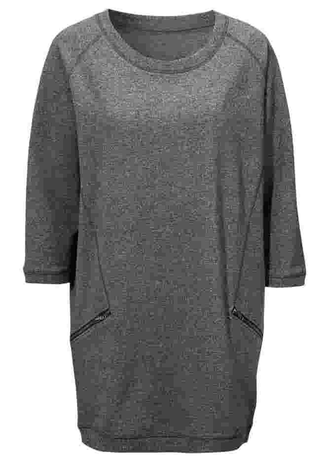 French Terry Zip Pocket Tunic image number 0