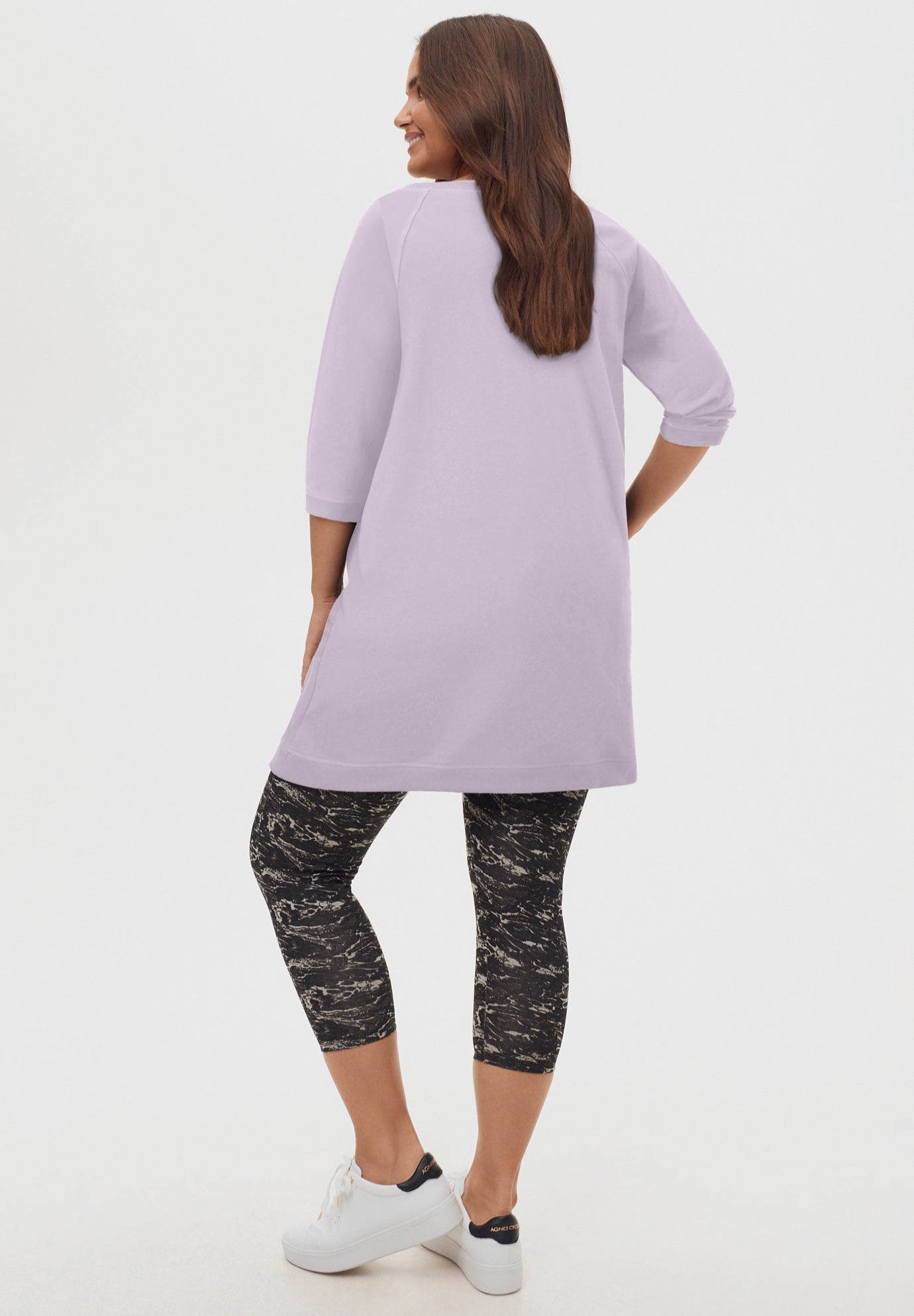 French Terry Zip Pocket Tunic image number 1