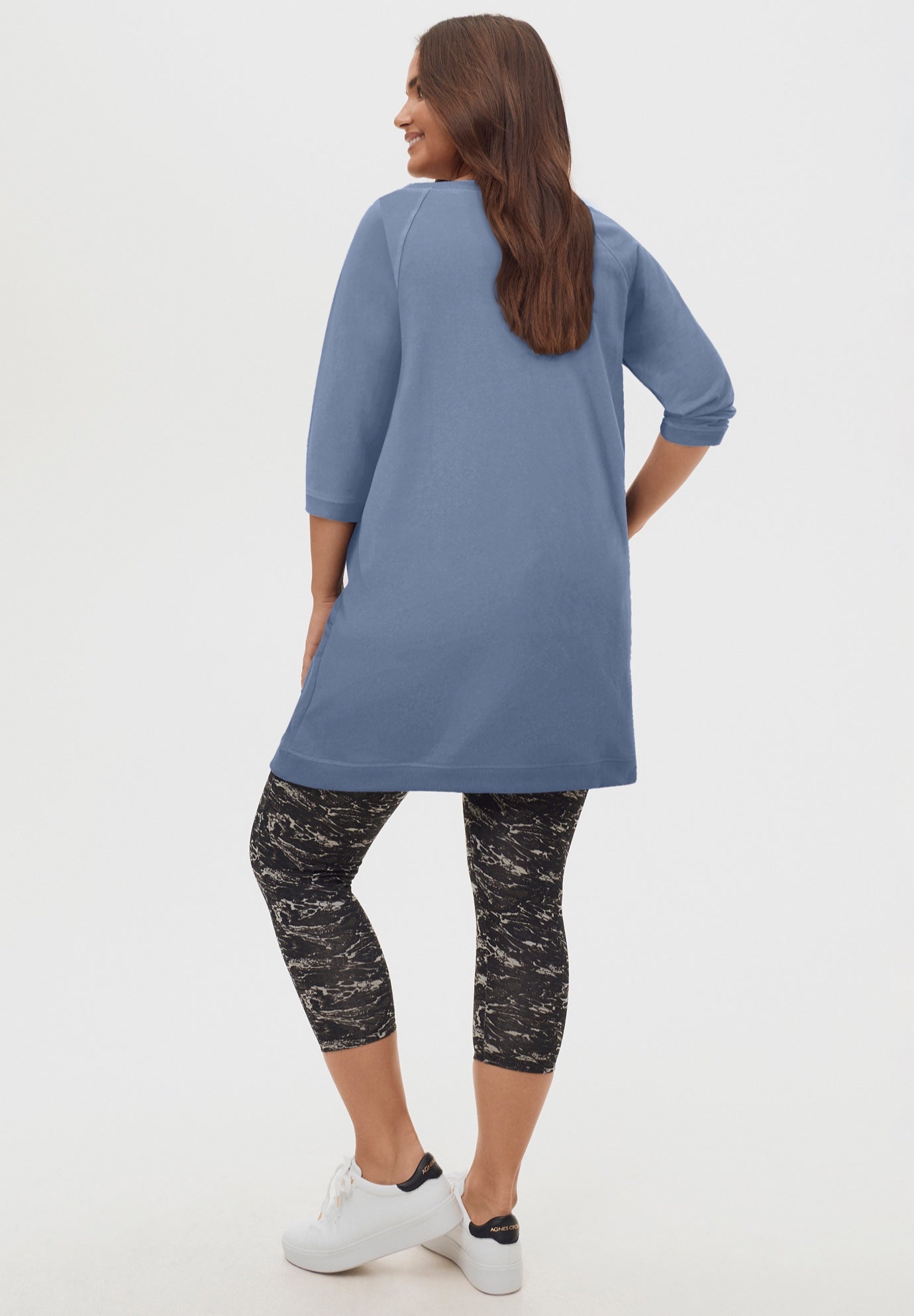 French Terry Zip Pocket Tunic image number 1