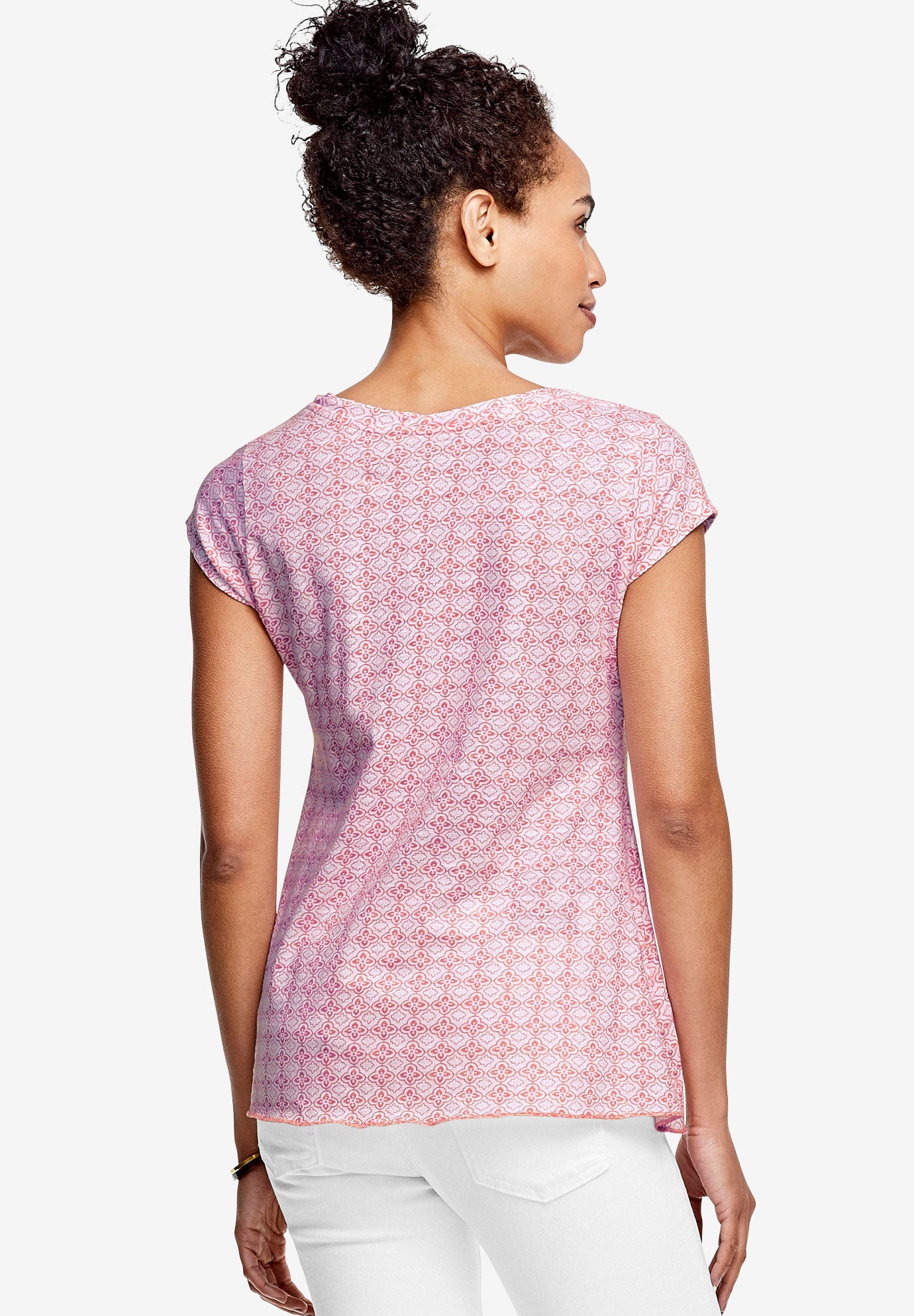 Twisted V-neck Tee image number 2