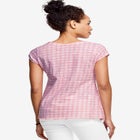 Twisted V-neck Tee image number null