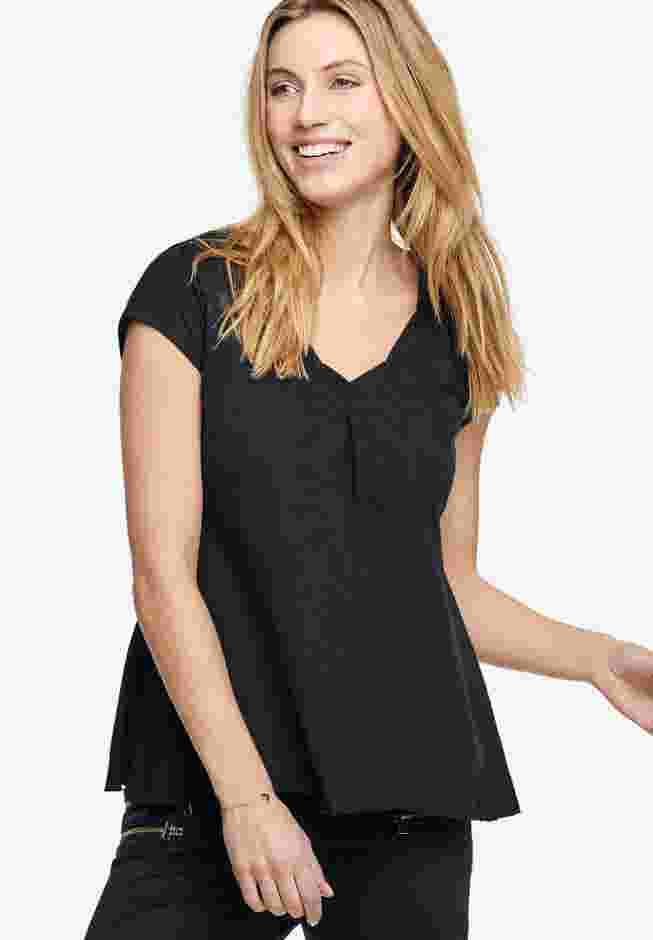 Twisted V-neck Tee image number 0