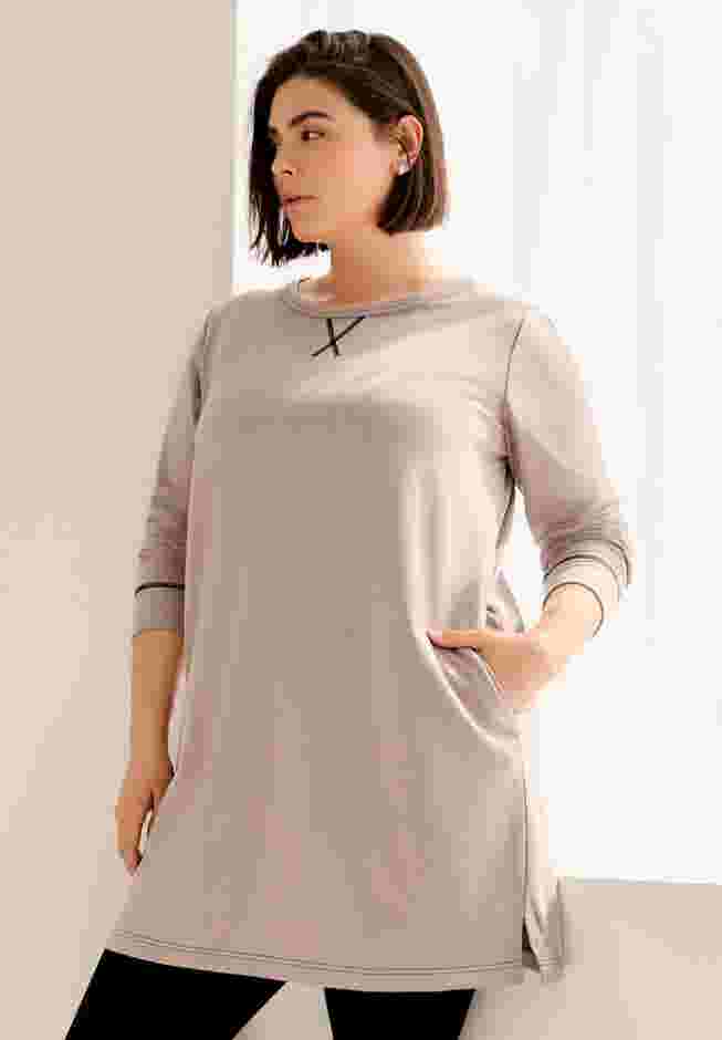 French Terry Tunic Dress image number 0