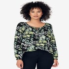 Tie Neck Peasant Tunic image number null