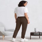 French Terry Drawstring Elastic Waistband Jogger image number 1