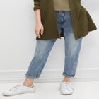 Mid-Rise Stretch Boyfriend Jeans image number null