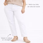 Mid-Rise Stretch 5-Pocket Relaxed Fit Boyfriend Jeans image number null