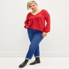 Mid-Rise Stretch 5-Pocket Relaxed Fit Boyfriend Jeans image number null