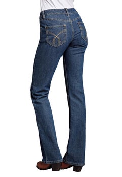 Stretch Mid-rise Bootcut Jeans