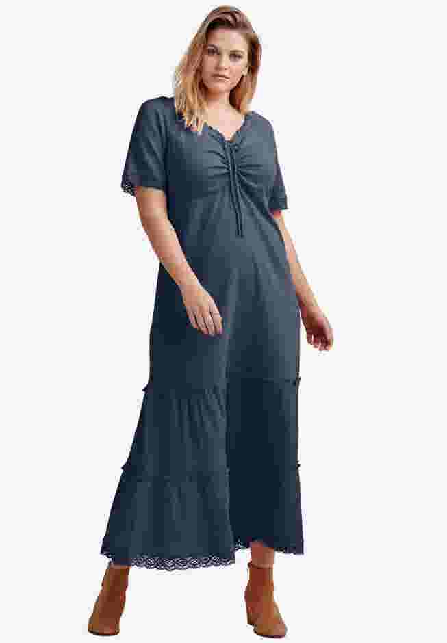Gauze Maxi Dress image number 4