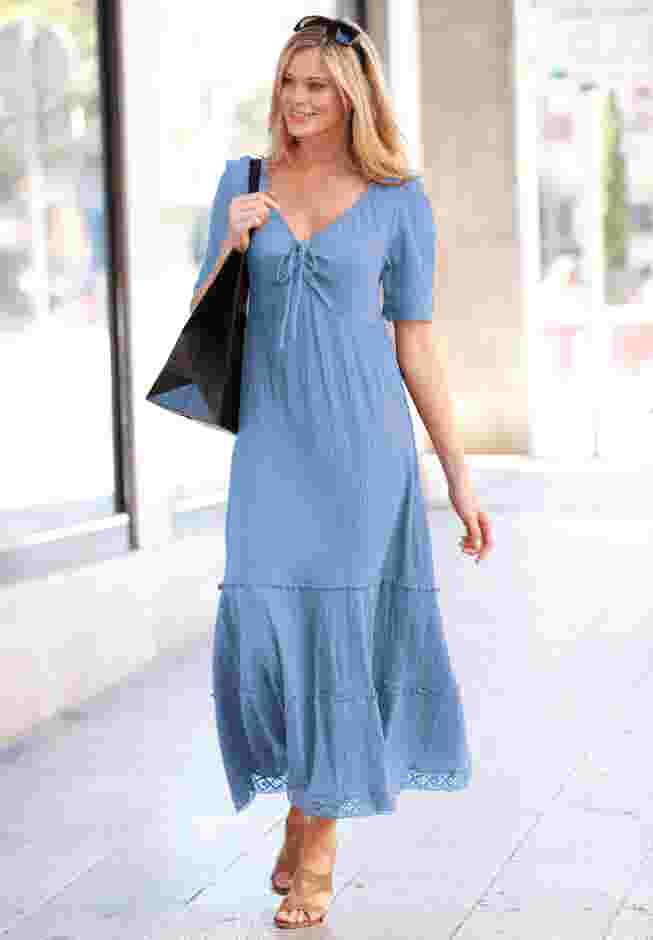 Gauze Maxi Dress image number 6