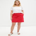 Stretch Chino Mid-rise Skort image number null