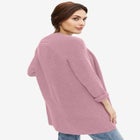 Open Front Waffle Cardigan image number null