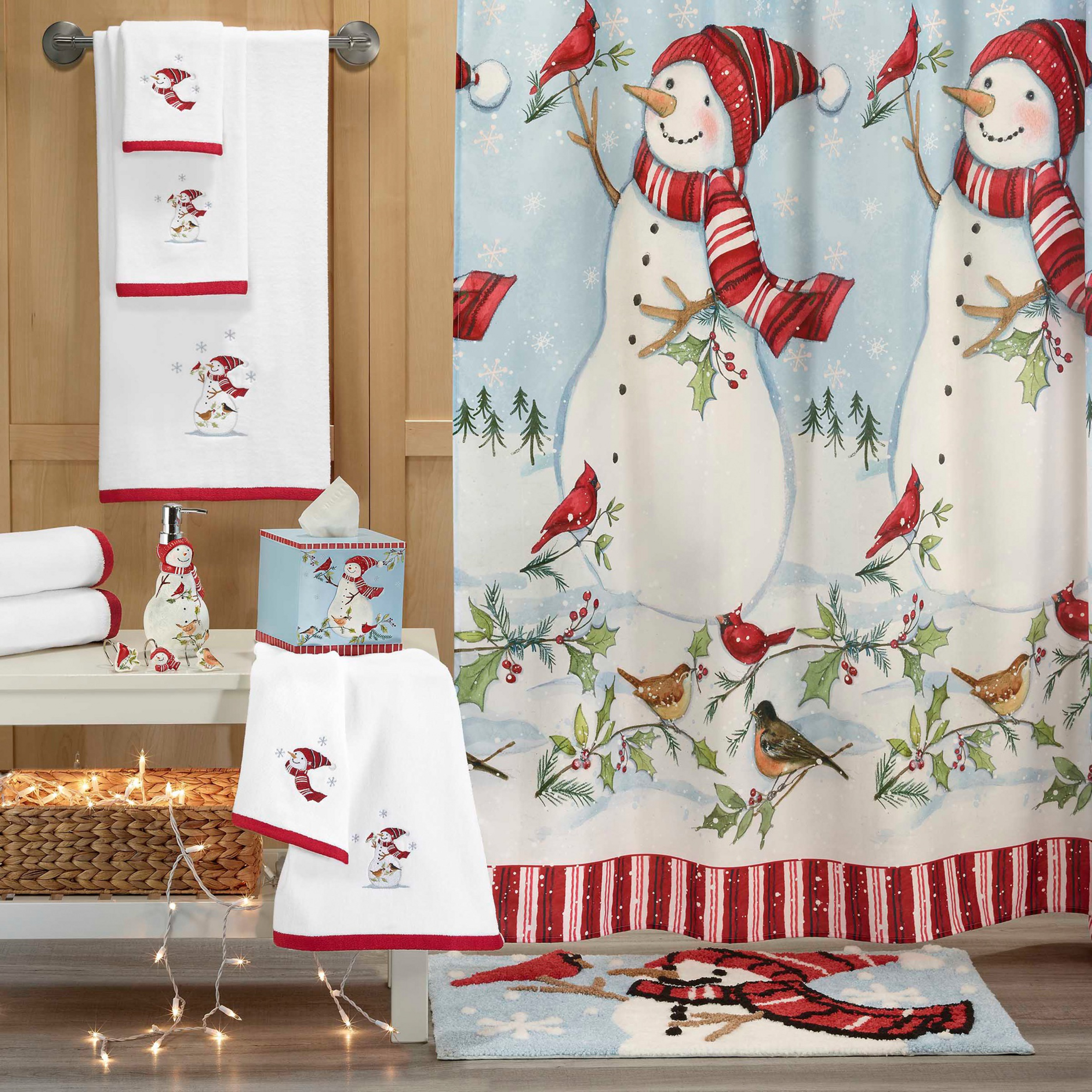 Holiday Shower Curtain image number 1