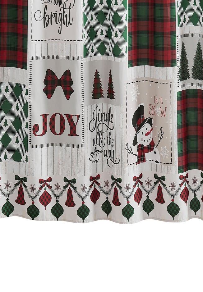 Holiday Shower Curtain image number 2
