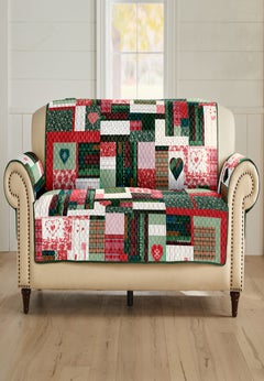 Holiday Patchwork Sofa Protector