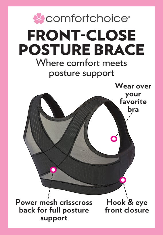 Front Close Posture Brace image number 3