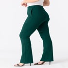 Plus Size Ponte Bootcut Pant with Pockets and Pull on elastic waist image number null