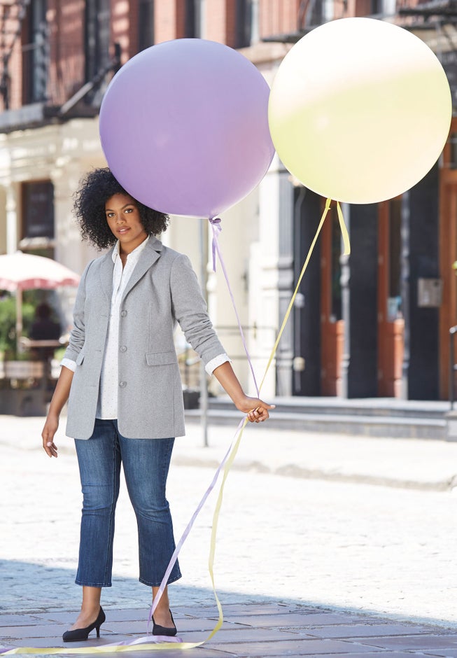 Long Wool Blend Blazer image number 2