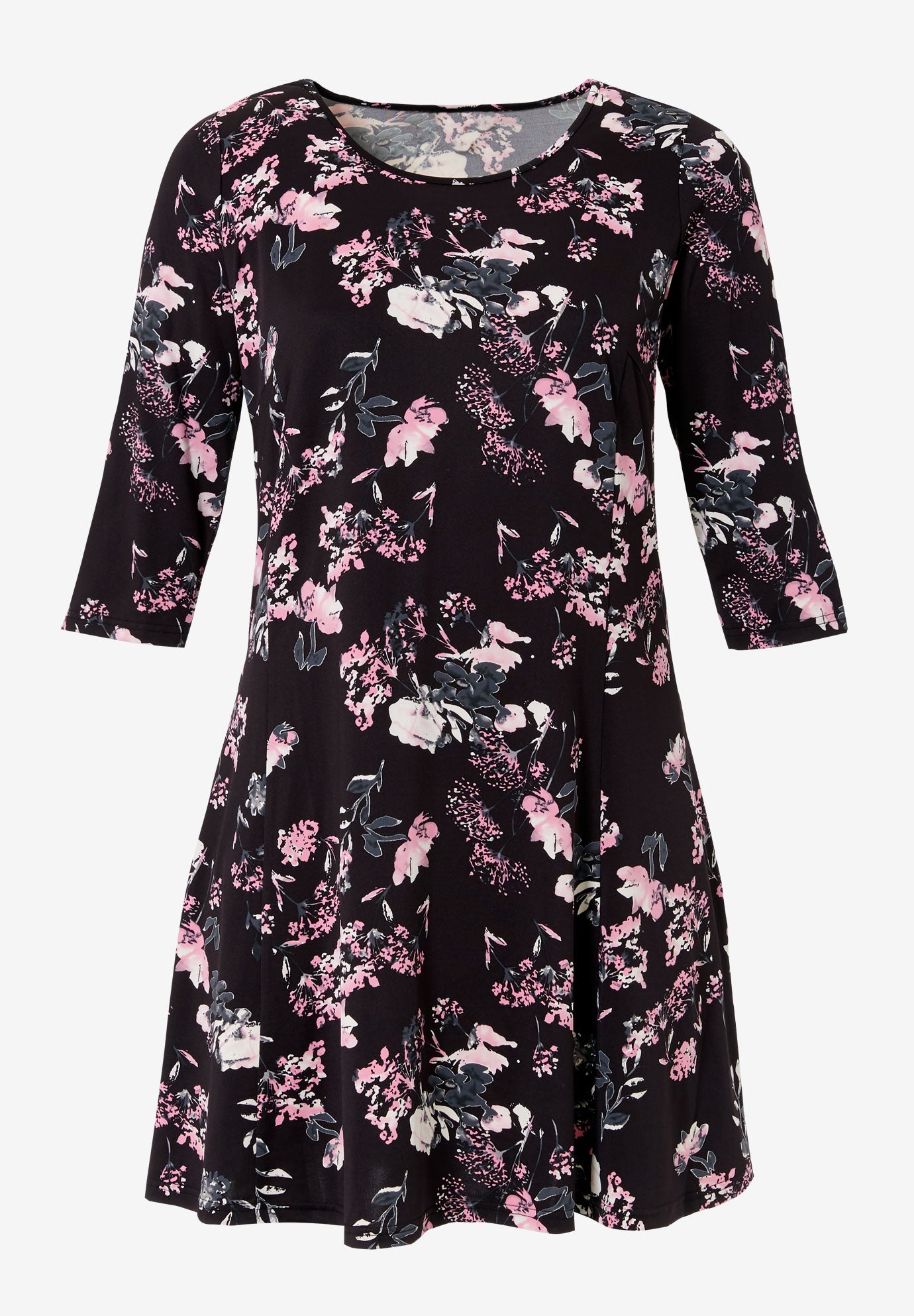 Madison Knit Three-Quarter Sleeve Dress image number 0