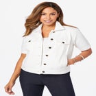 Short Sleeve Denim Jacket image number null