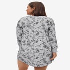 Long Sleeve Henley Sleepshirt image number null