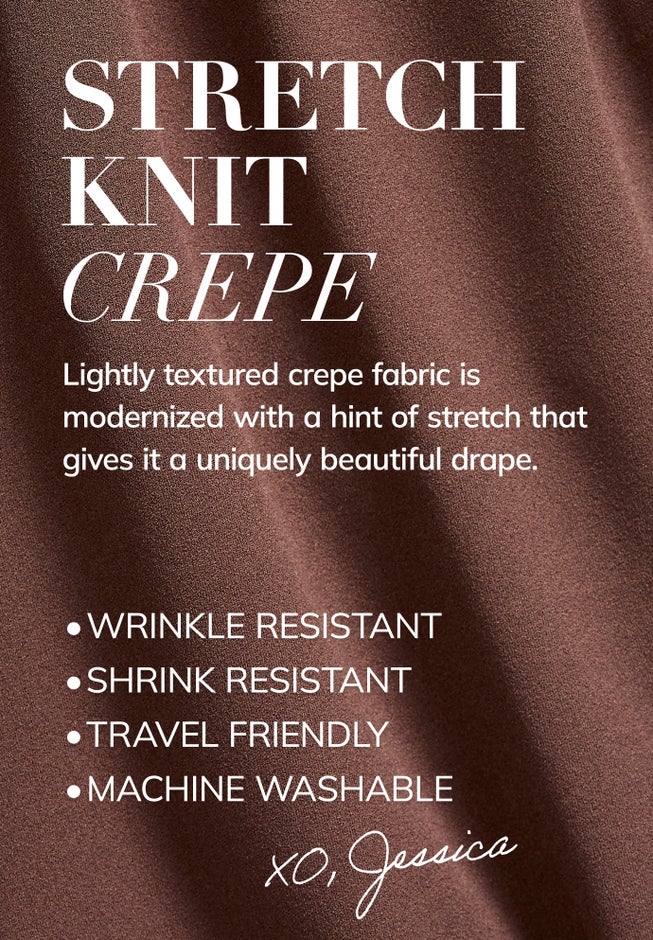 Wide-Leg Crop Crepe Pants image number 3