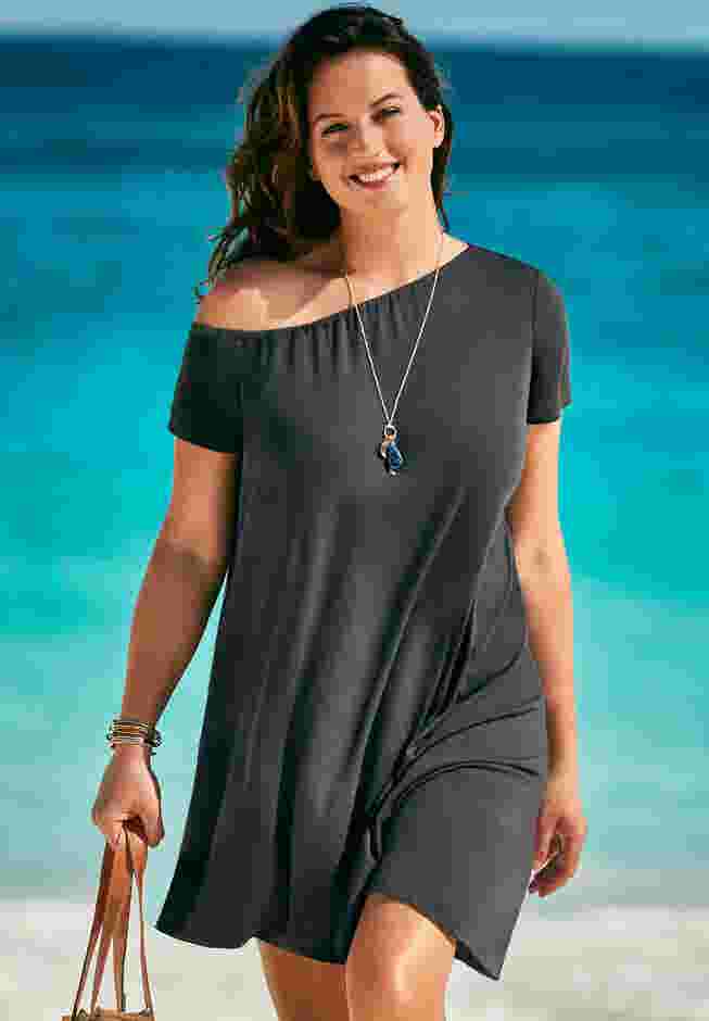 Asymmetrical Off The Shoulder Dress image number 0
