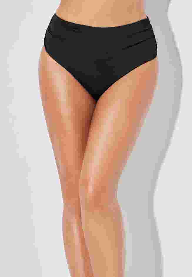 Side Shirred High Waist Swim Brief image number 0