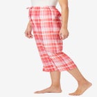 Woven Sleep Capri Pant image number null