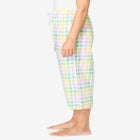 Woven Sleep Capri Pant image number null