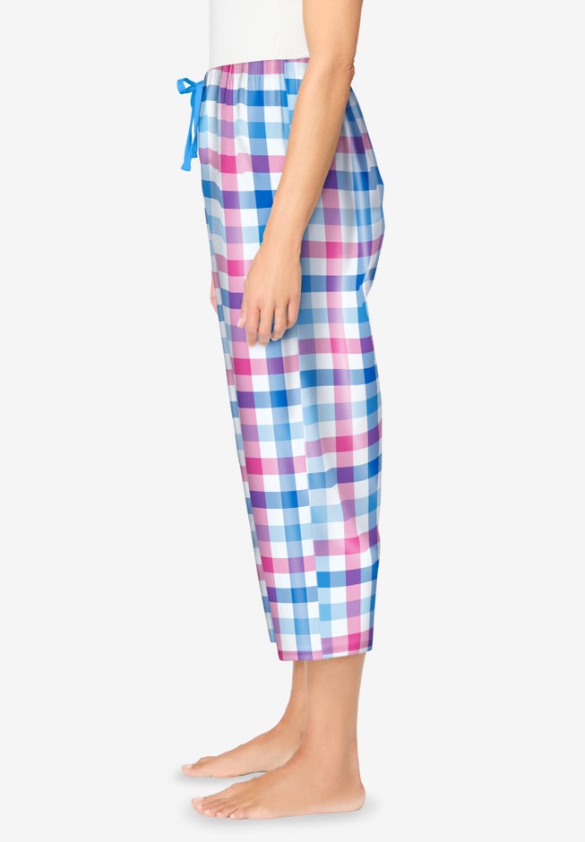 Woven Sleep Capri Pant image number 2