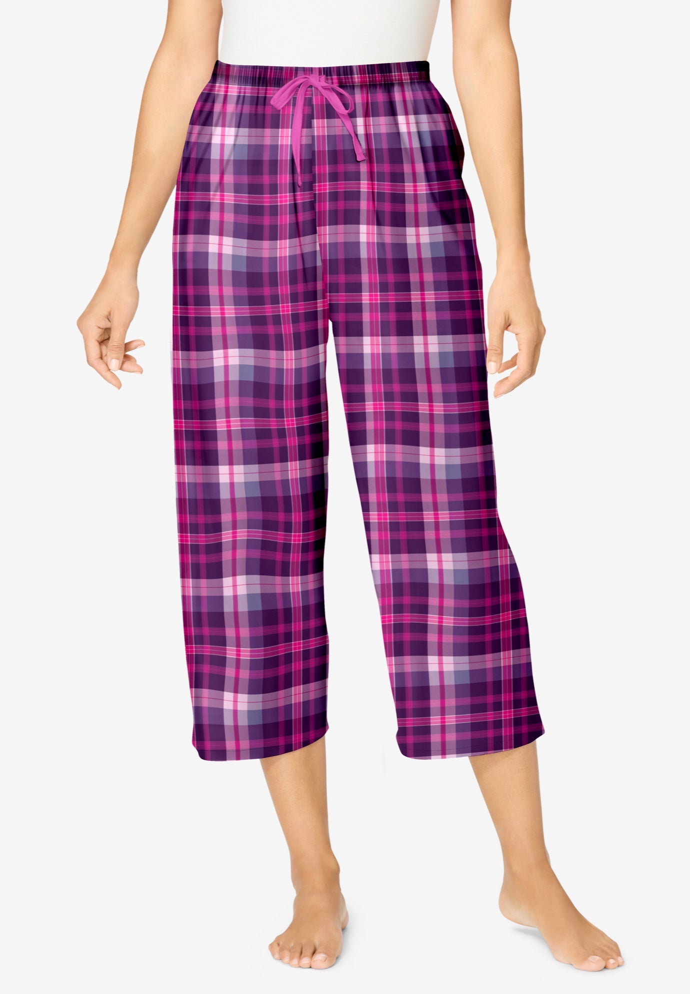 Woven Sleep Capri Pant image number 0