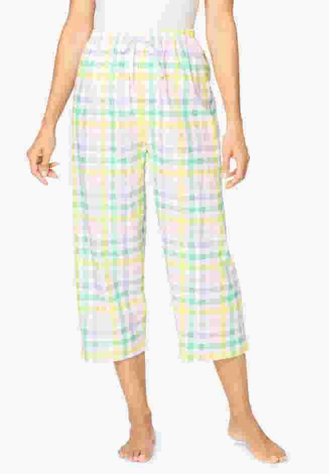 Woven Sleep Capri Pant image number 0