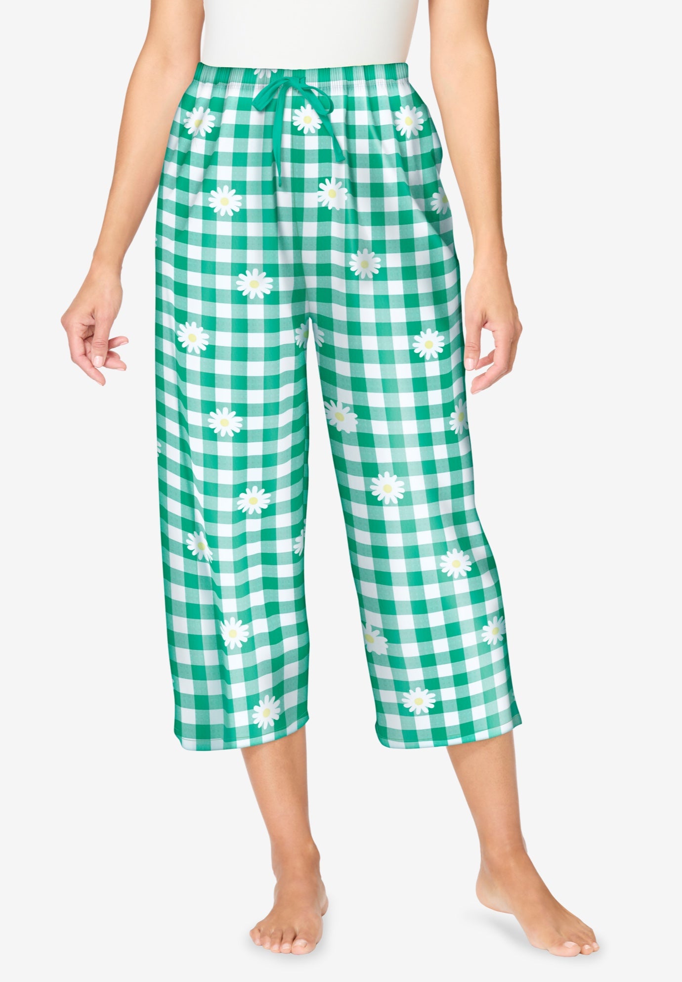 Woven Sleep Capri Pant image number 0