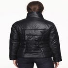 Short Puffer Zip Front Jacket image number null