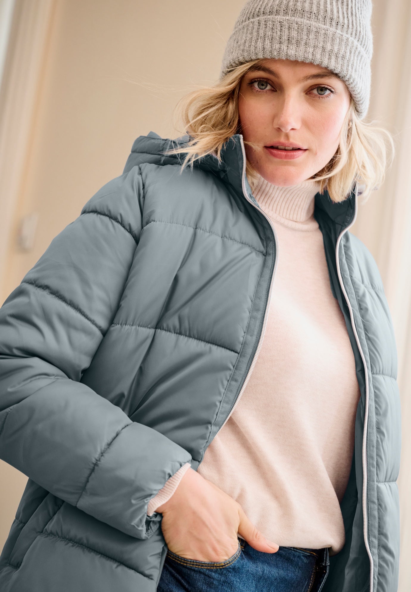 Long Puffer Coat image number 1