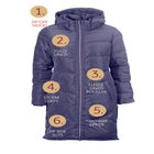Long Puffer Coat image number 2