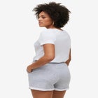 French Terry Drawstring Shorts image number null