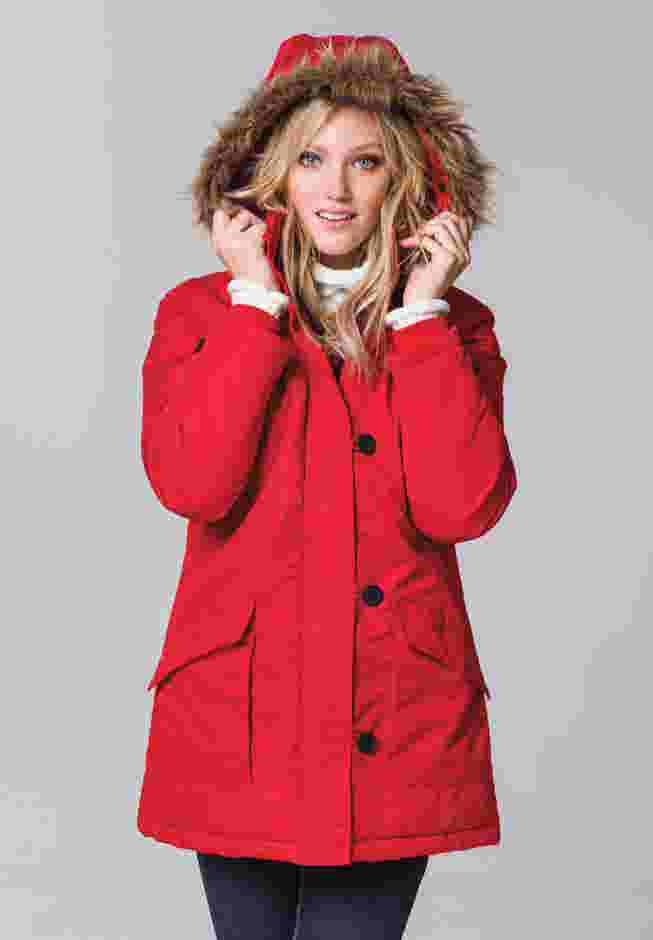 Faux Fur Trim Parka image number 2