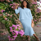 Soft Pointelle Sweater image number null