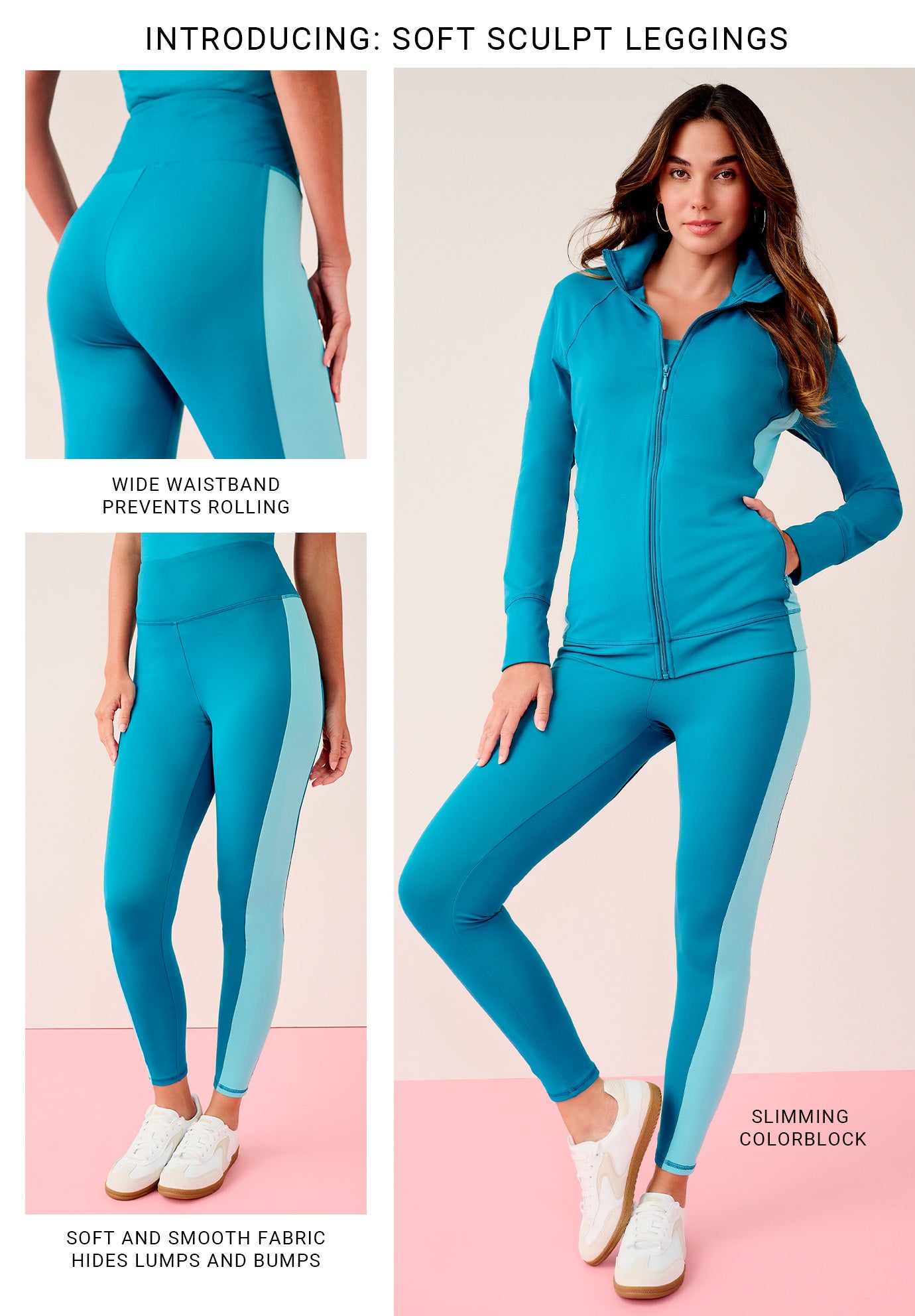 Soft Sculpt Colorblock Leggings image number 1