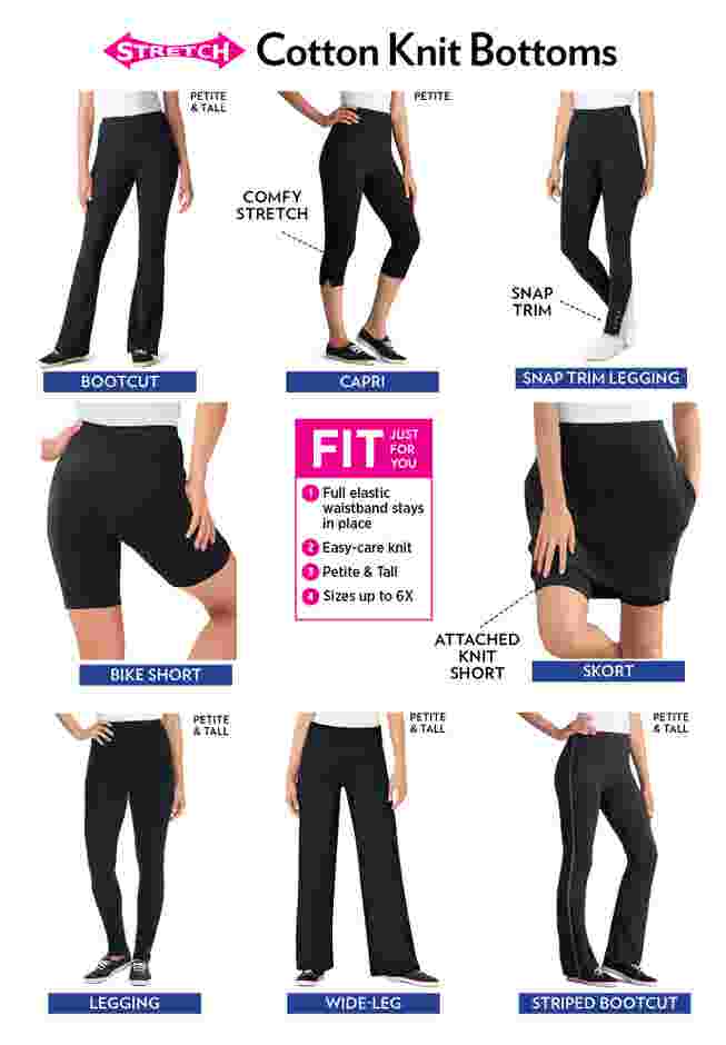 Stretch Cotton Wide-Leg Legging image number 3