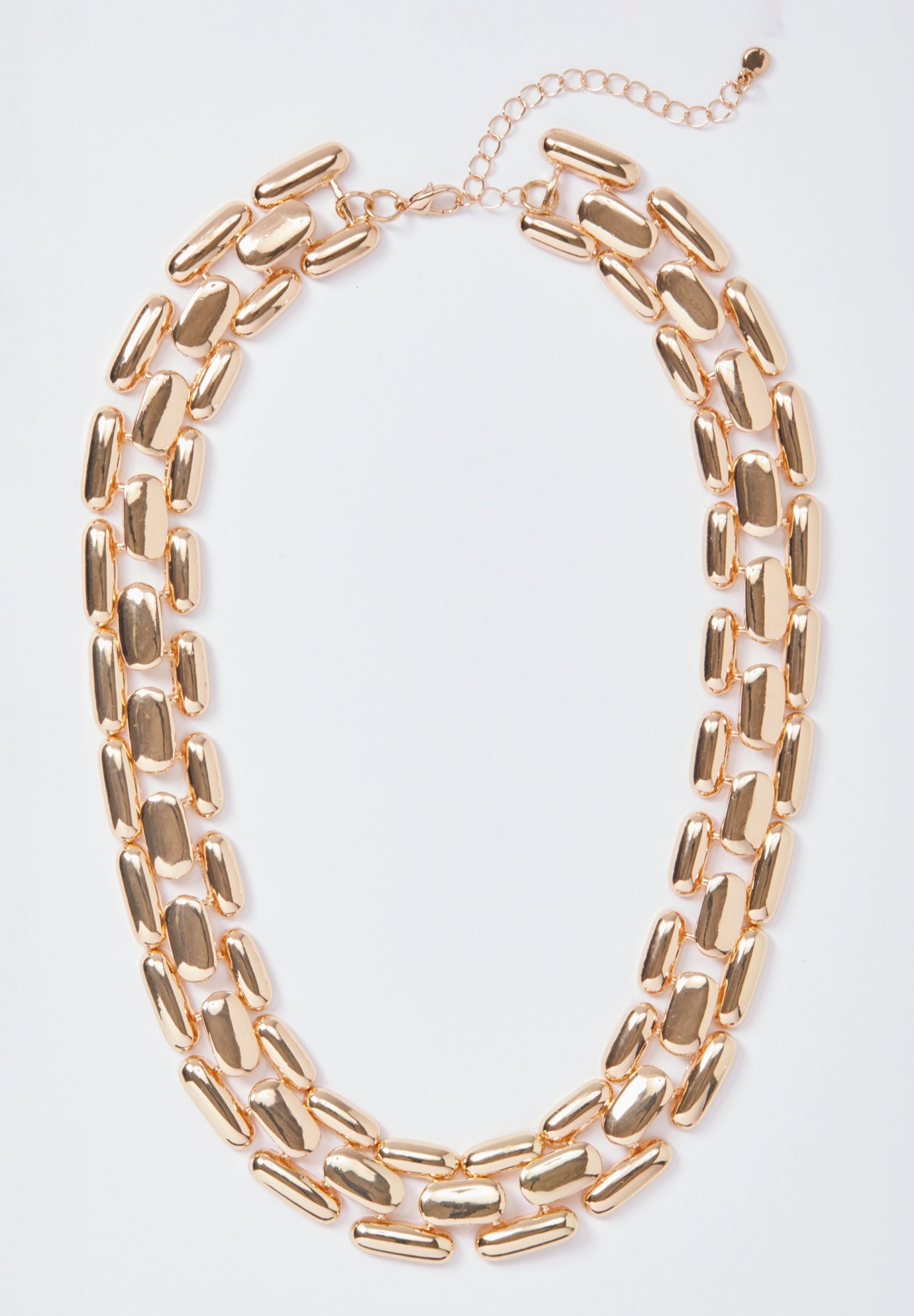 Woven Link Chain Necklace image number 3