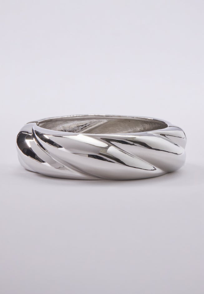 Twisted Chunky Bangle image number 0