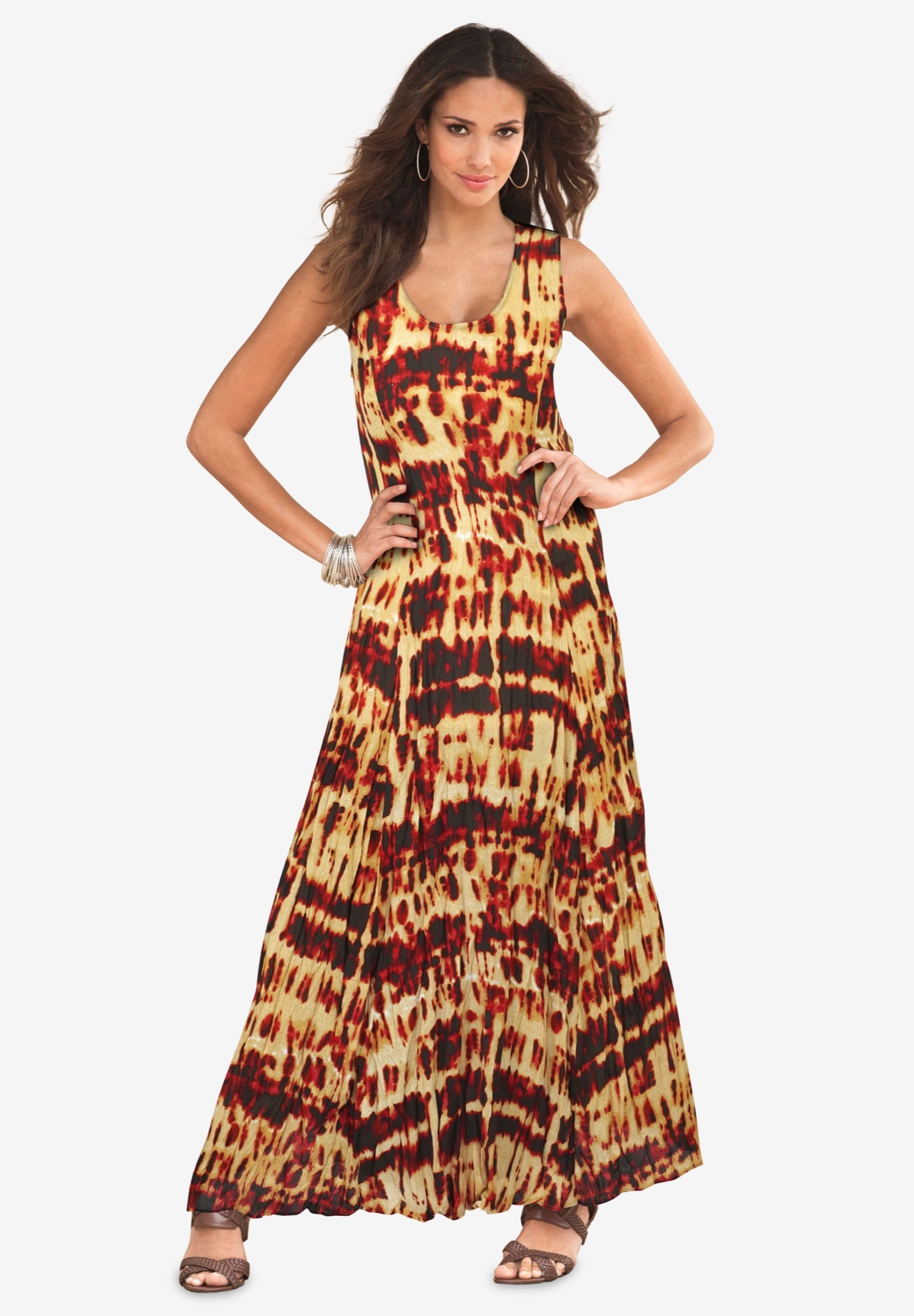 Hand-Crinkled Sleeveless Dress image number 0