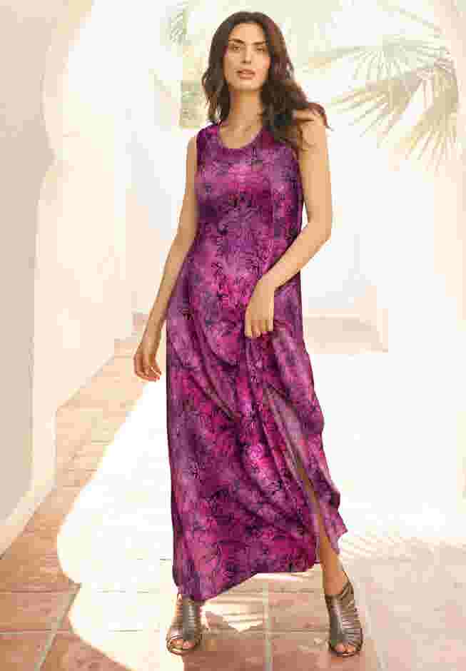 Sleeveless Crinkle Dress image number 0
